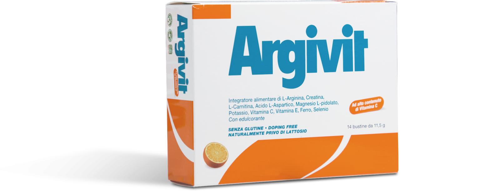 Confezione di Argivit, intergatore alimentaer ad alto contenuto di Vitamina C